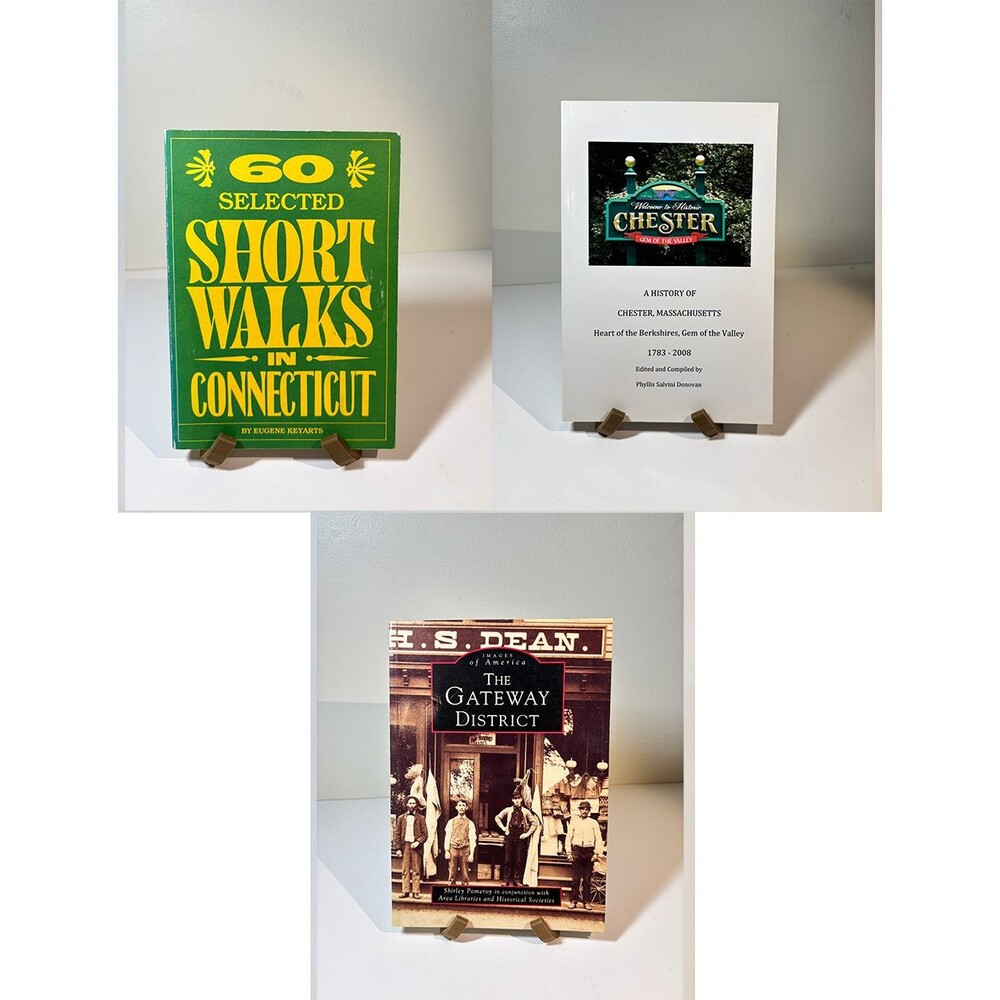 3 Local New England History Books - Chester, Gateway, Connecticut